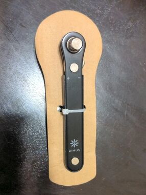 Zinus Black Metal Standard Pocket Ratchet Tool NWT